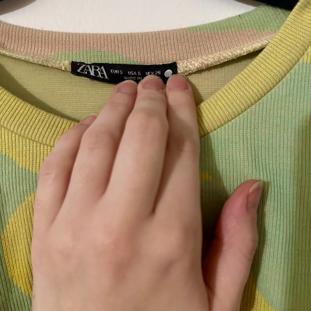 Zara Ruffled Pastel Top - Picture 7 of 11